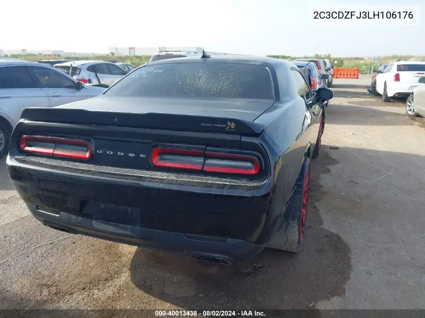 2020 Dodge Challenger R/T Scat Pack VIN: 2C3CDZFJ3LH106176 Lot: 40013438