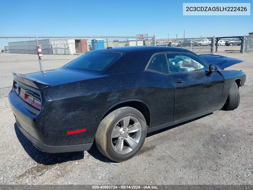 2C3CDZAG5LH222426 2020 Dodge Challenger Sxt