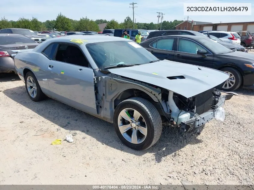 2020 Dodge Challenger Sxt VIN: 2C3CDZAG1LH206479 Lot: 40178404