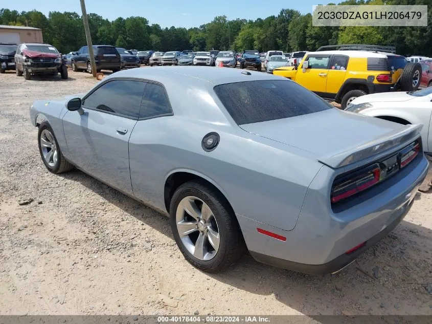 2020 Dodge Challenger Sxt VIN: 2C3CDZAG1LH206479 Lot: 40178404