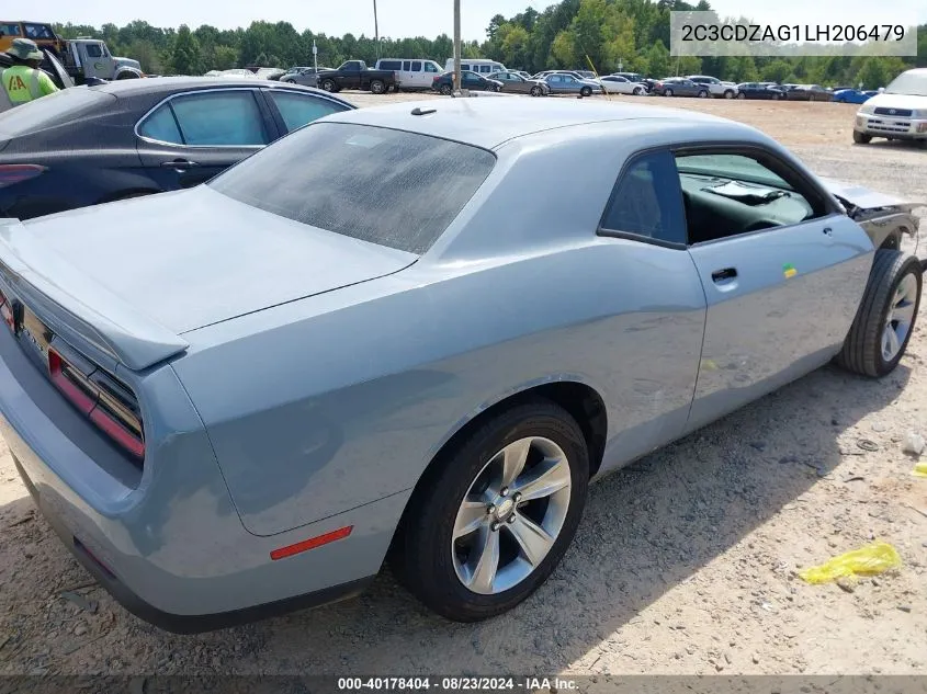 2020 Dodge Challenger Sxt VIN: 2C3CDZAG1LH206479 Lot: 40178404