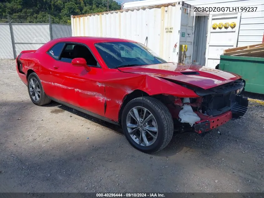 2020 Dodge Challenger Sxt Awd VIN: 2C3CDZGG7LH199237 Lot: 40296444