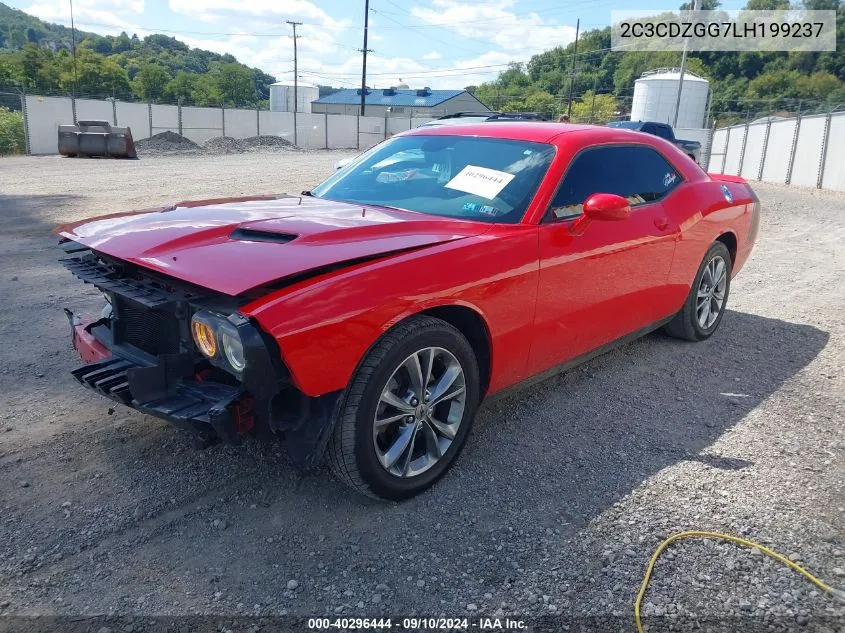 2020 Dodge Challenger Sxt Awd VIN: 2C3CDZGG7LH199237 Lot: 40296444