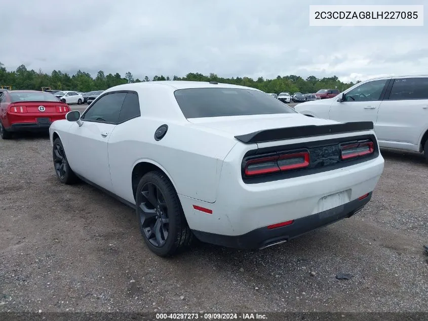 2020 Dodge Challenger Sxt VIN: 2C3CDZAG8LH227085 Lot: 40297273