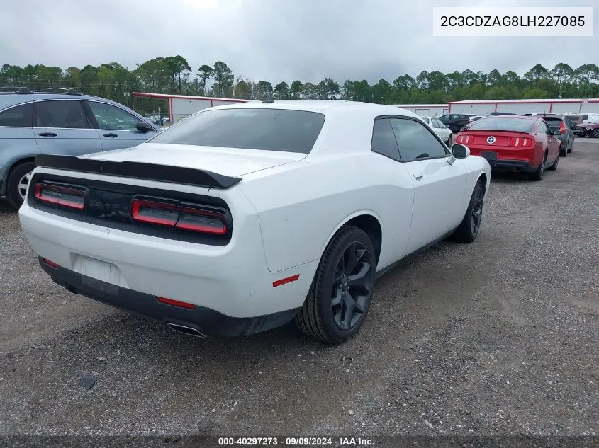 2020 Dodge Challenger Sxt VIN: 2C3CDZAG8LH227085 Lot: 40297273