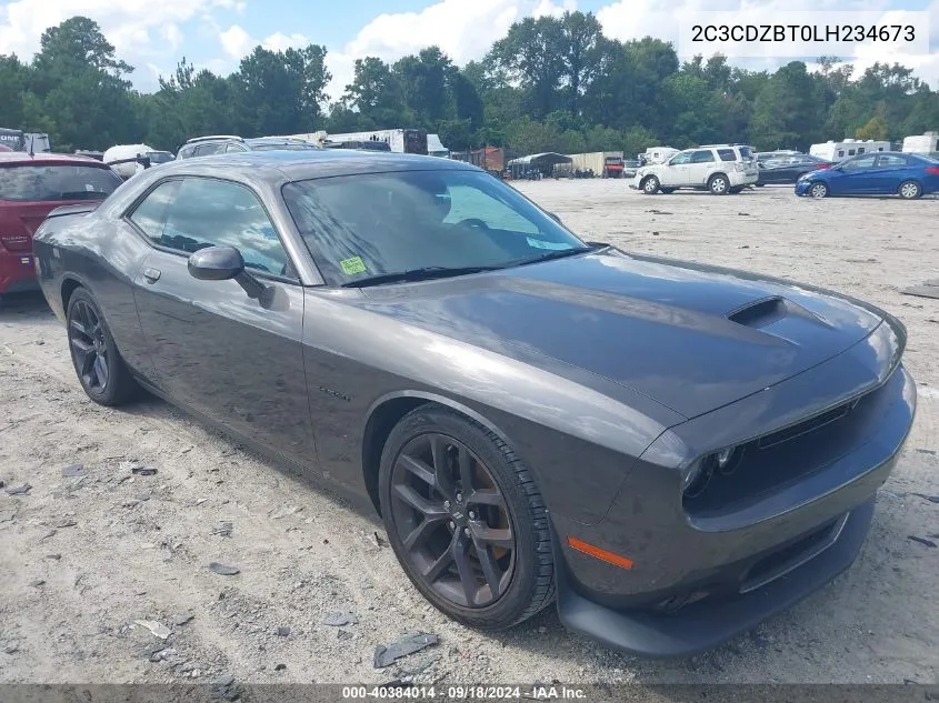 2020 Dodge Challenger R/T VIN: 2C3CDZBT0LH234673 Lot: 40384014