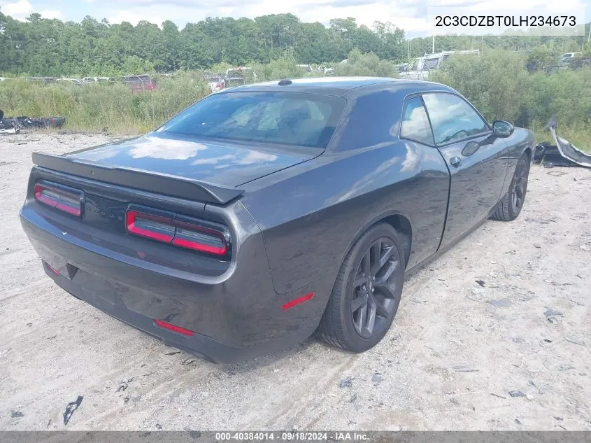 2020 Dodge Challenger R/T VIN: 2C3CDZBT0LH234673 Lot: 40384014