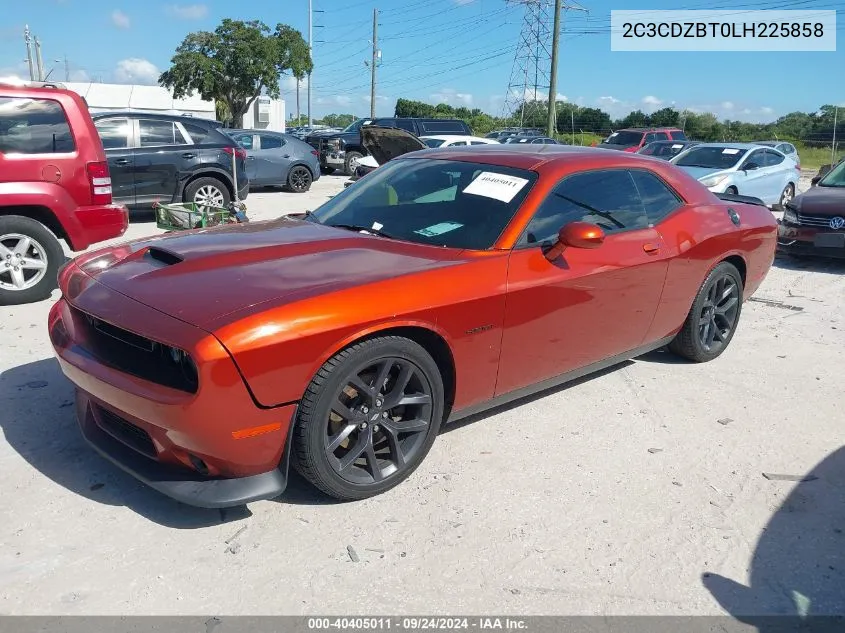 2020 Dodge Challenger R/T VIN: 2C3CDZBT0LH225858 Lot: 40405011