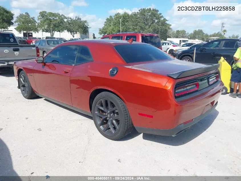 2020 Dodge Challenger R/T VIN: 2C3CDZBT0LH225858 Lot: 40405011