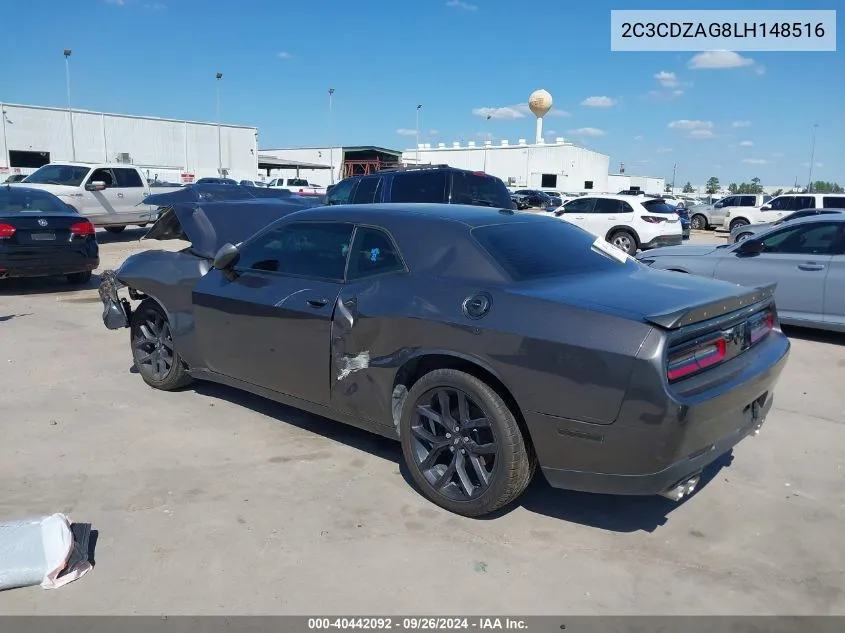 2020 Dodge Challenger Sxt VIN: 2C3CDZAG8LH148516 Lot: 40442092