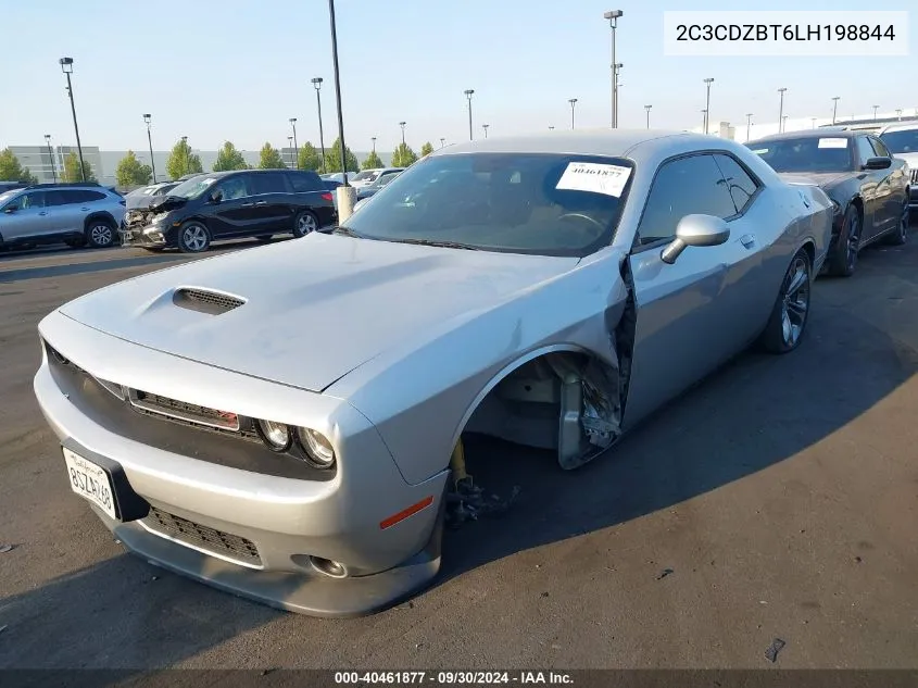 2020 Dodge Challenger R/T VIN: 2C3CDZBT6LH198844 Lot: 40461877