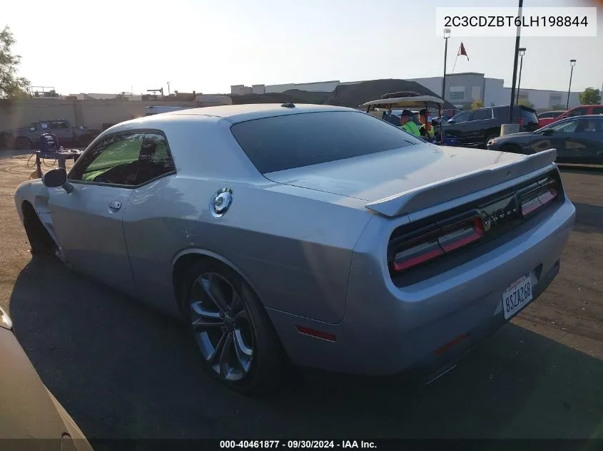 2020 Dodge Challenger R/T VIN: 2C3CDZBT6LH198844 Lot: 40461877