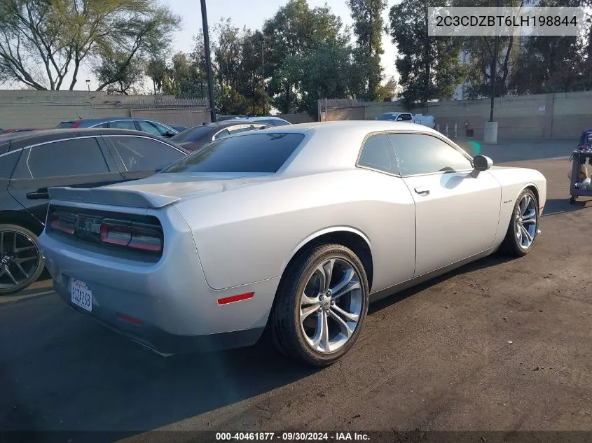 2020 Dodge Challenger R/T VIN: 2C3CDZBT6LH198844 Lot: 40461877