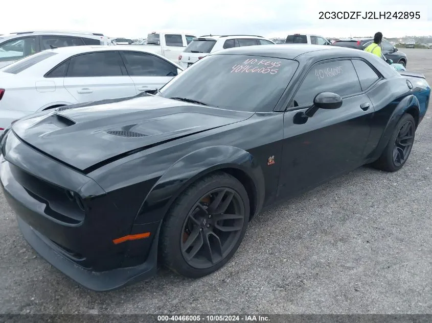 2020 Dodge Challenger R/T Scat Pack Widebody VIN: 2C3CDZFJ2LH242895 Lot: 40466005