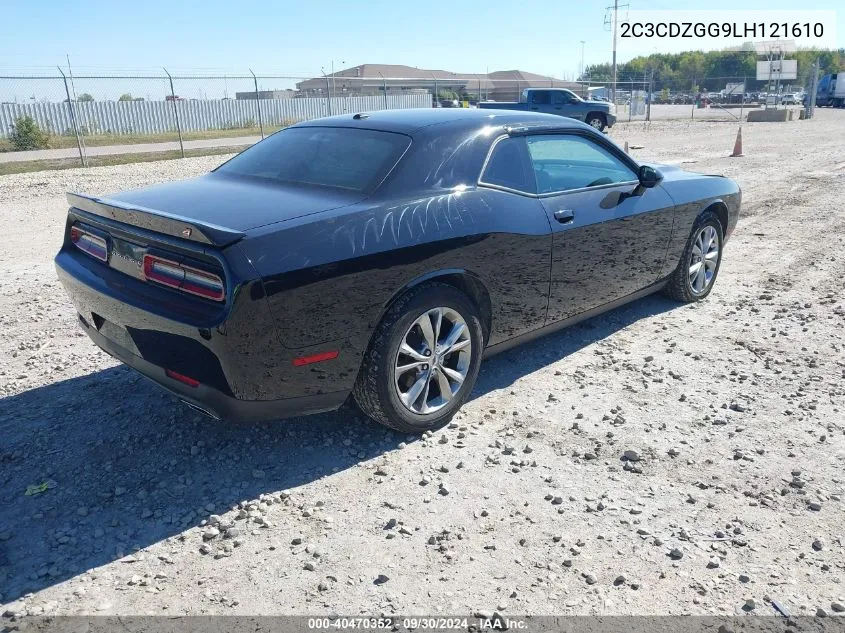 2020 Dodge Challenger Sxt Awd VIN: 2C3CDZGG9LH121610 Lot: 40470352