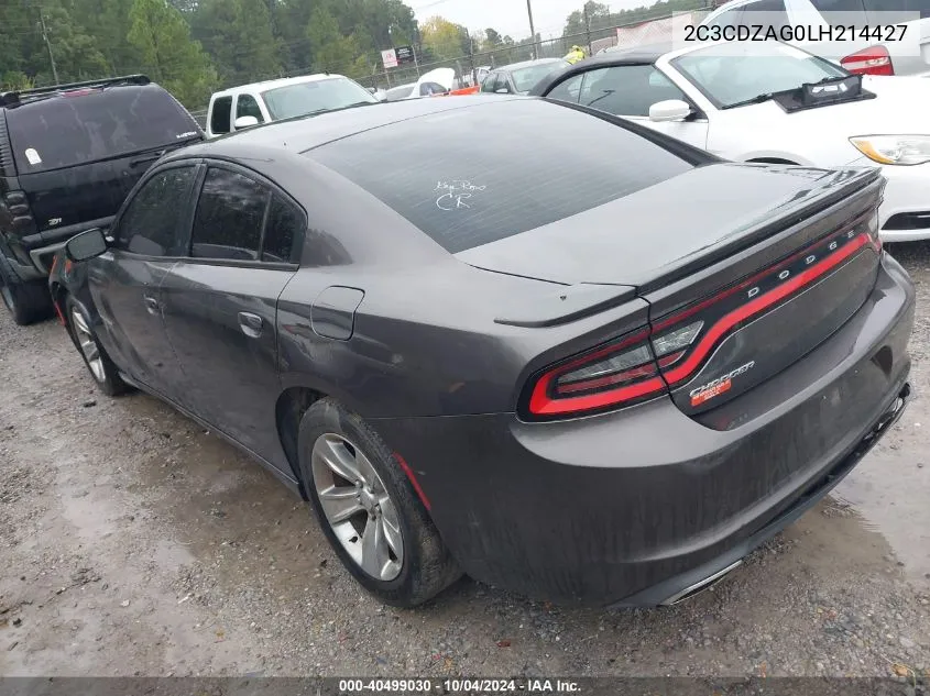 2020 Dodge Challenger Sxt VIN: 2C3CDZAG0LH214427 Lot: 40499030