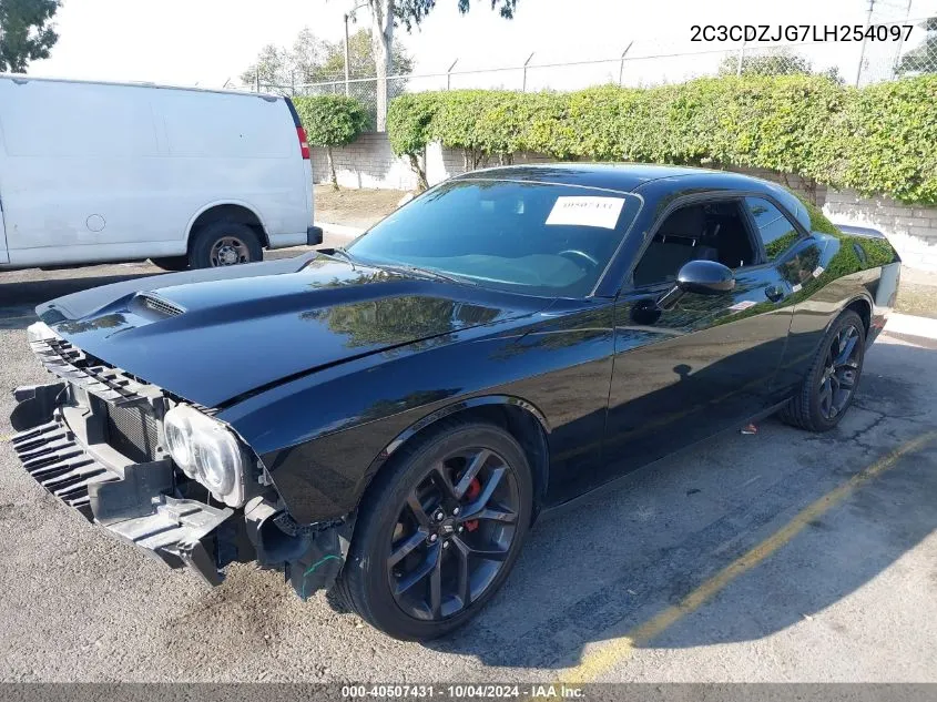 2020 Dodge Challenger Gt VIN: 2C3CDZJG7LH254097 Lot: 40507431