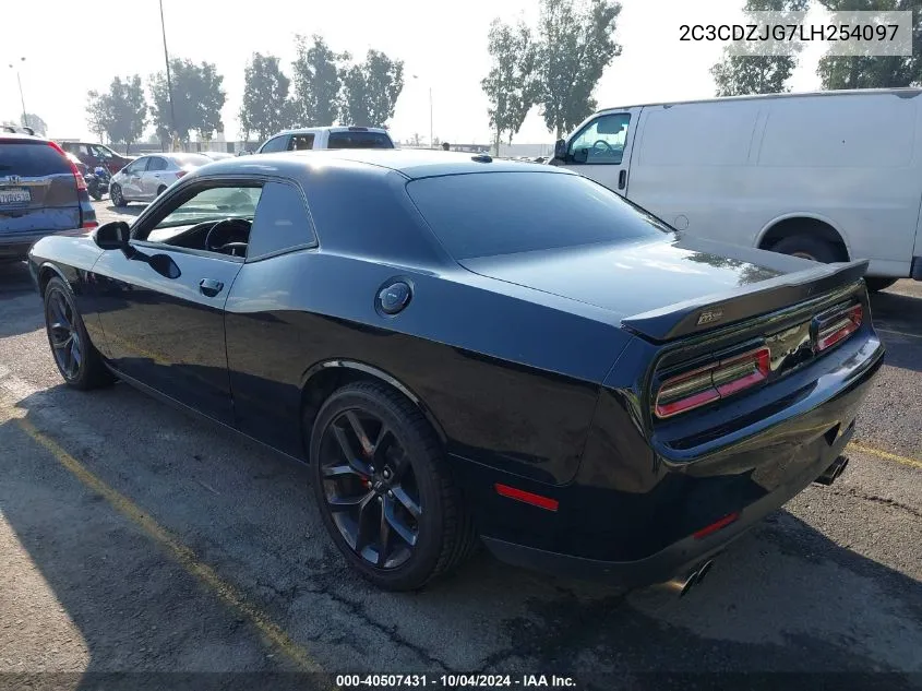 2020 Dodge Challenger Gt VIN: 2C3CDZJG7LH254097 Lot: 40507431