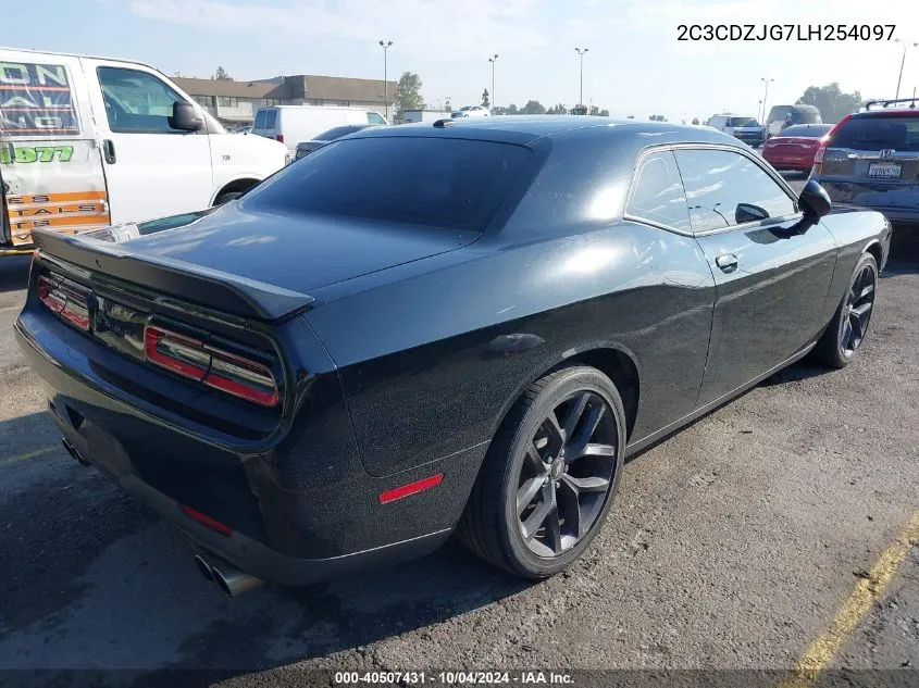 2020 Dodge Challenger Gt VIN: 2C3CDZJG7LH254097 Lot: 40507431