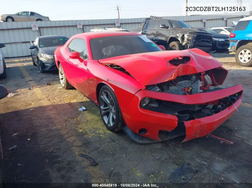 2020 Dodge Challenger R/T VIN: 2C3CDZBT2LH125163 Lot: 40545819