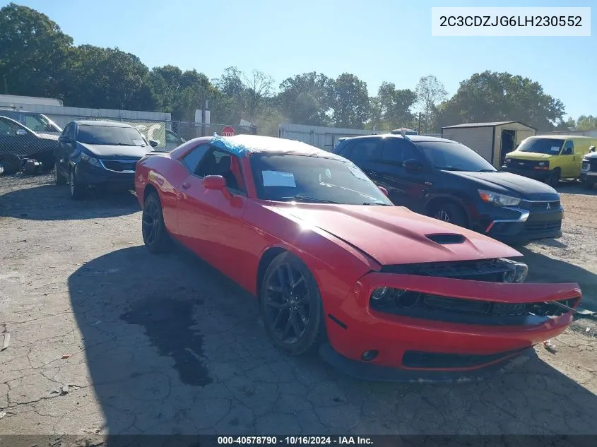 2C3CDZJG6LH230552 2020 Dodge Challenger Gt