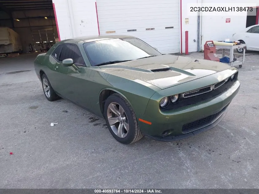 2020 Dodge Challenger Sxt VIN: 2C3CDZAGXLH138473 Lot: 40593764