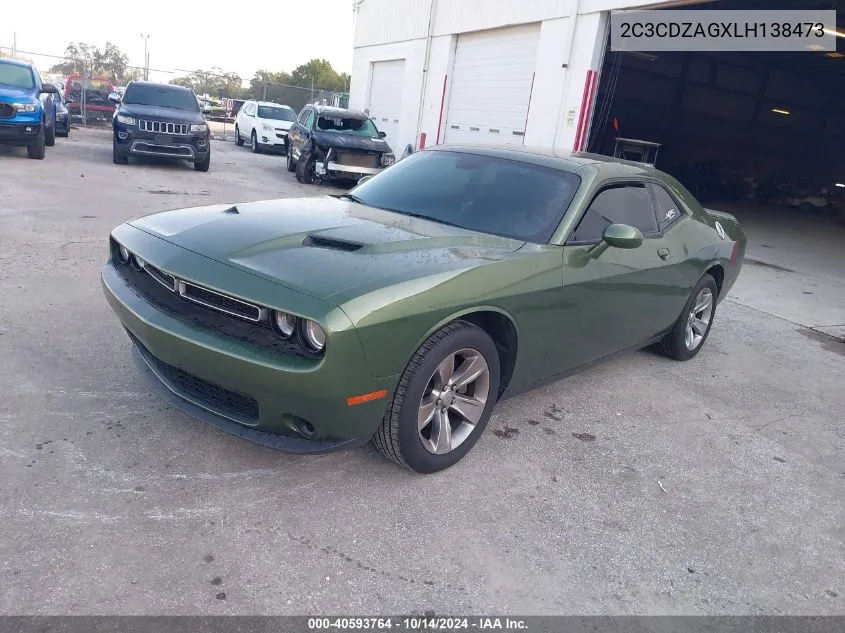 2020 Dodge Challenger Sxt VIN: 2C3CDZAGXLH138473 Lot: 40593764