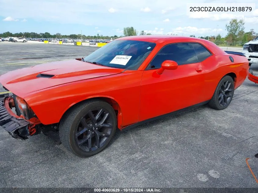 2C3CDZAG0LH218879 2020 Dodge Challenger Sxt