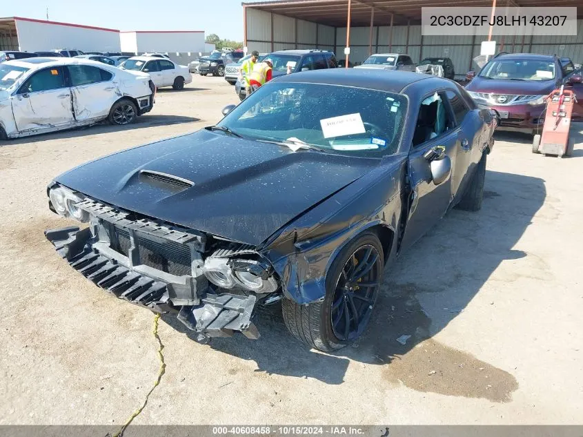 2020 Dodge Challenger R/T Scat Pack VIN: 2C3CDZFJ8LH143207 Lot: 40608458