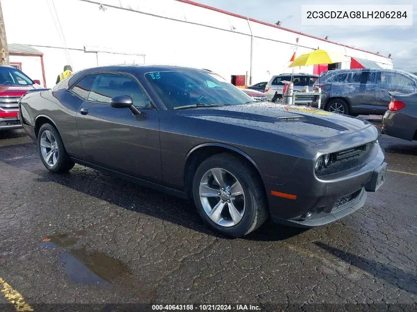 2020 Dodge Challenger Sxt VIN: 2C3CDZAG8LH206284 Lot: 40643158