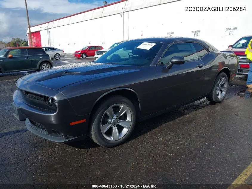 2020 Dodge Challenger Sxt VIN: 2C3CDZAG8LH206284 Lot: 40643158