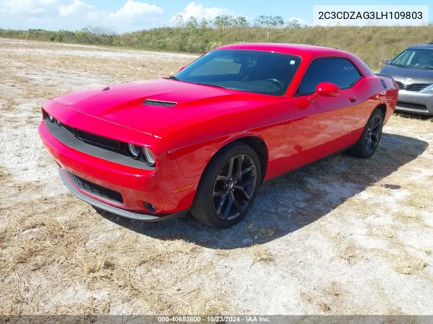 2020 Dodge Challenger Sxt VIN: 2C3CDZAG3LH109803 Lot: 40653800