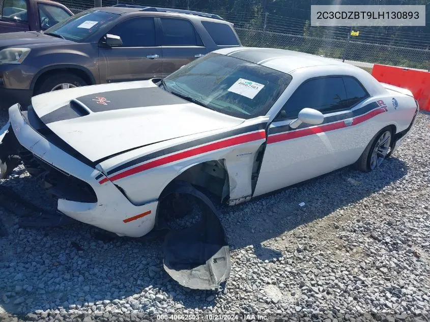 2020 Dodge Challenger R/T VIN: 2C3CDZBT9LH130893 Lot: 40662503