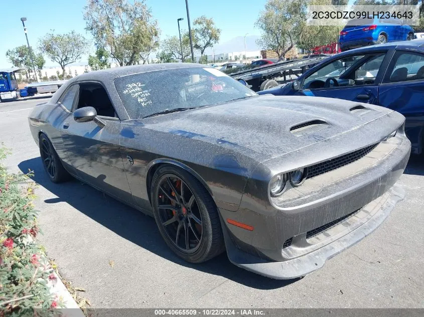 2C3CDZC99LH234643 2020 Dodge Challenger Srt Hellcat