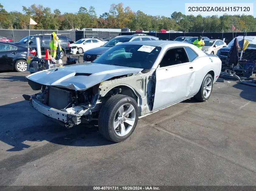 2020 Dodge Challenger Sxt VIN: 2C3CDZAG6LH157120 Lot: 40701731