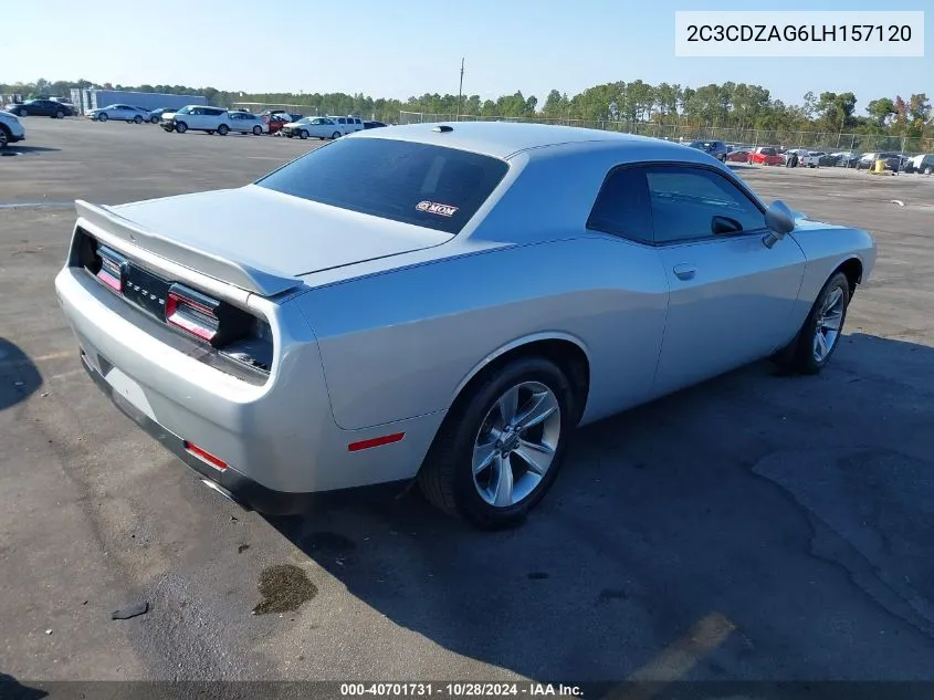 2020 Dodge Challenger Sxt VIN: 2C3CDZAG6LH157120 Lot: 40701731