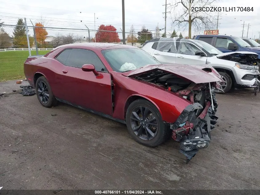 2020 Dodge Challenger Gt Awd VIN: 2C3CDZKG1LH170484 Lot: 40766101