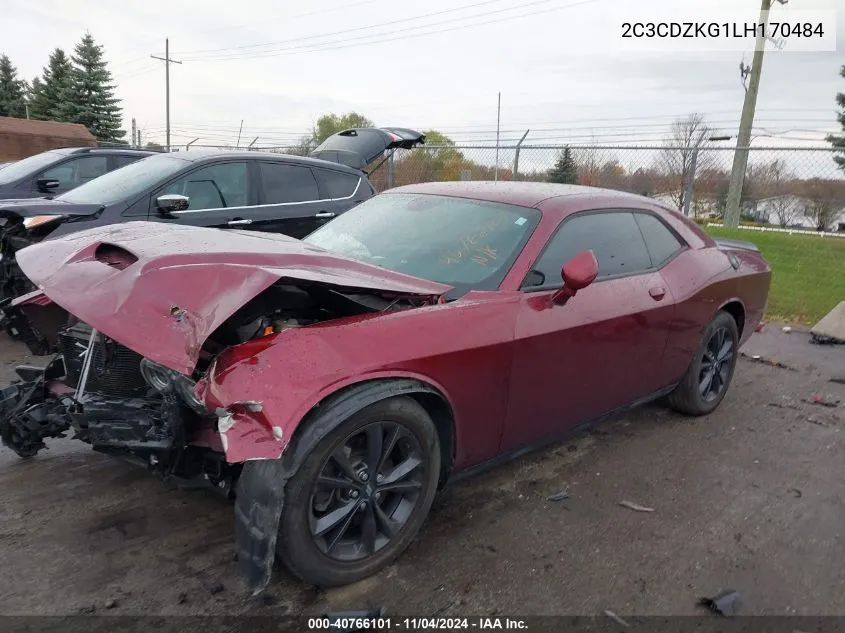 2020 Dodge Challenger Gt Awd VIN: 2C3CDZKG1LH170484 Lot: 40766101