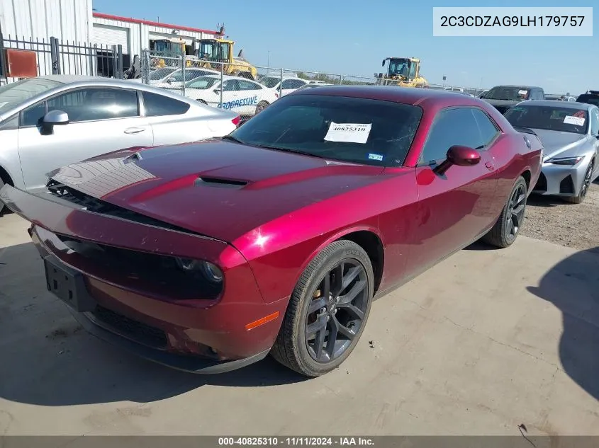 2020 Dodge Challenger Sxt VIN: 2C3CDZAG9LH179757 Lot: 40825310