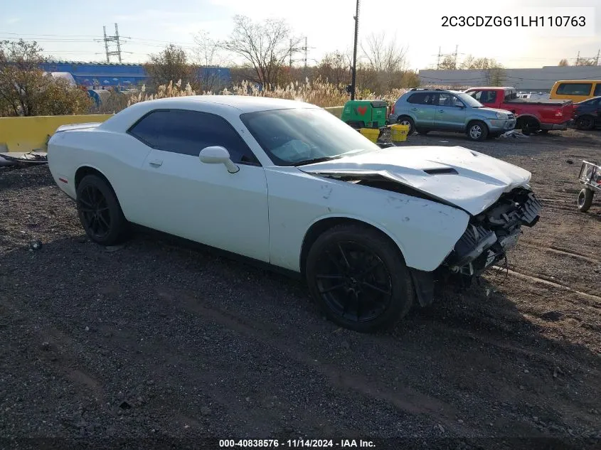 2C3CDZGG1LH110763 2020 Dodge Challenger Sxt Awd