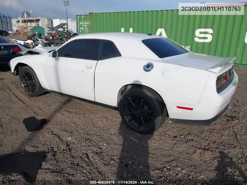 2C3CDZGG1LH110763 2020 Dodge Challenger Sxt Awd