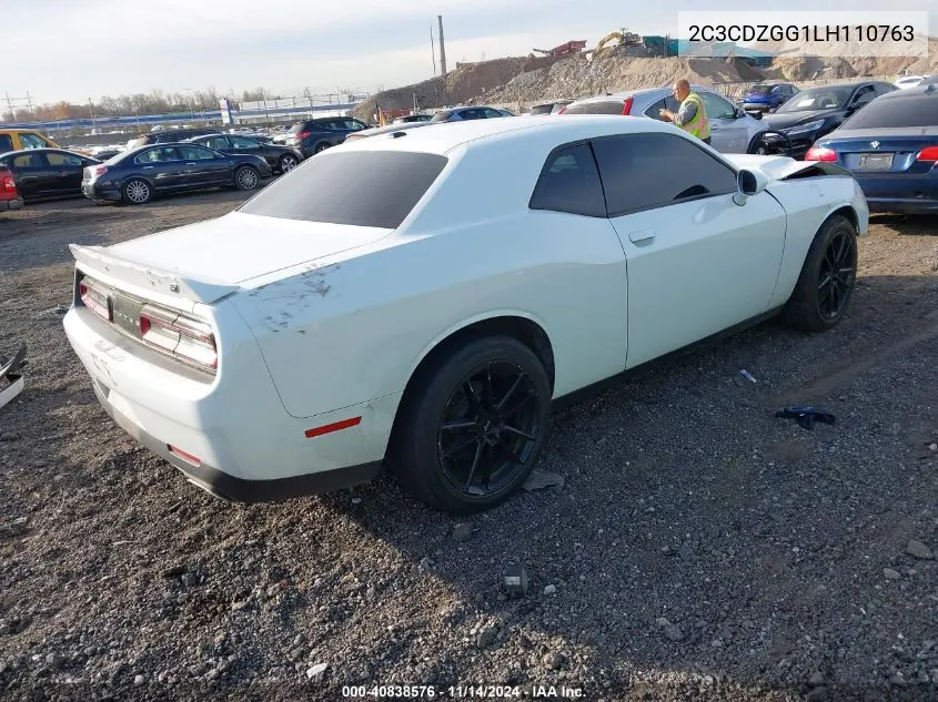 2C3CDZGG1LH110763 2020 Dodge Challenger Sxt Awd