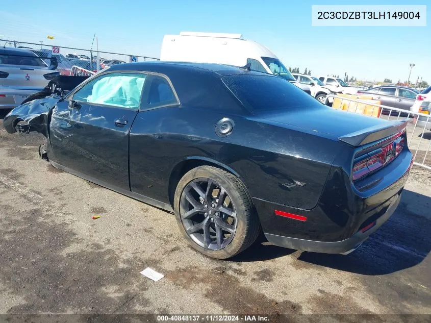 2020 Dodge Challenger R/T VIN: 2C3CDZBT3LH149004 Lot: 40848137