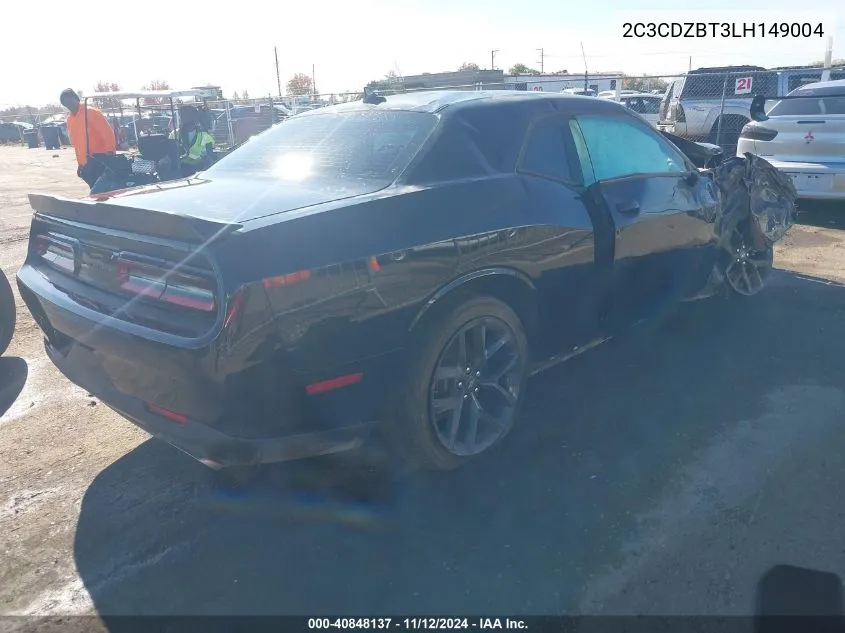 2020 Dodge Challenger R/T VIN: 2C3CDZBT3LH149004 Lot: 40848137