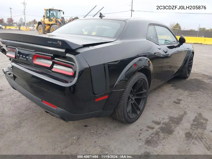 2020 Dodge Challenger R/T Scat Pack Widebody VIN: 2C3CDZFJ0LH205876 Lot: 40871495