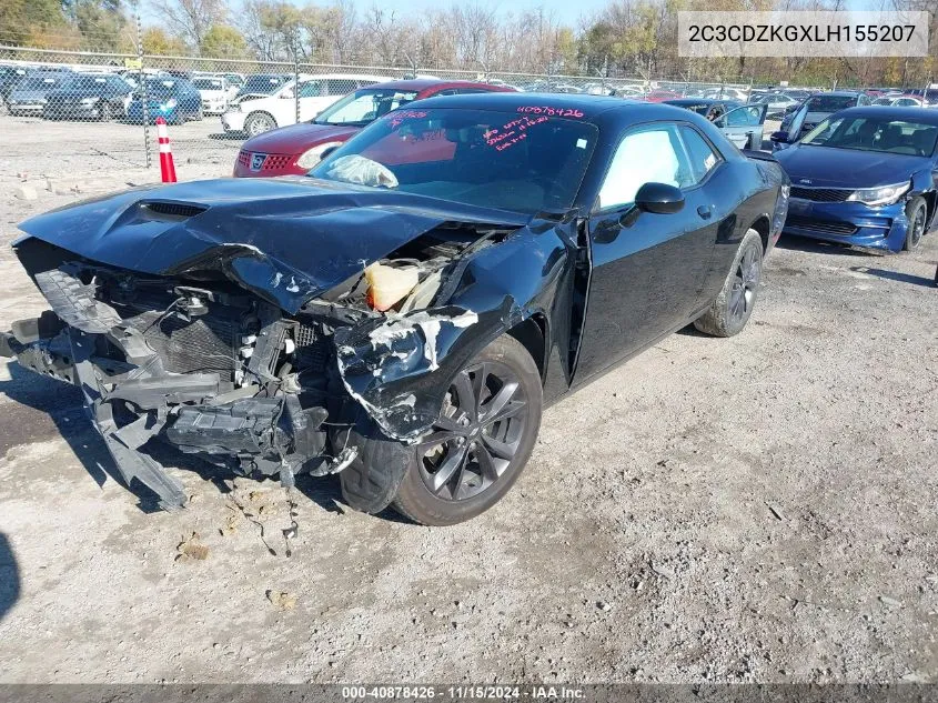 2020 Dodge Challenger Gt Awd VIN: 2C3CDZKGXLH155207 Lot: 40878426