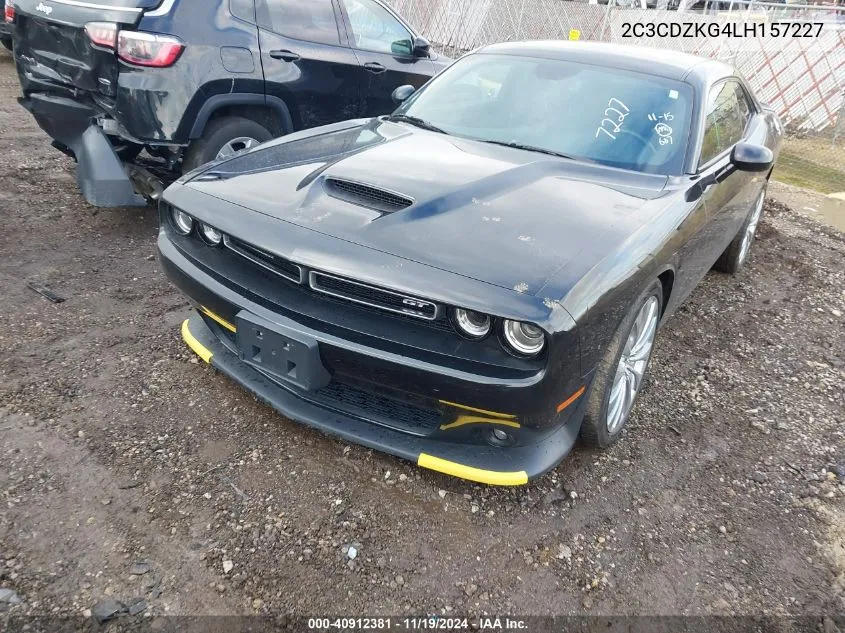 2020 Dodge Challenger Gt Awd VIN: 2C3CDZKG4LH157227 Lot: 40912381