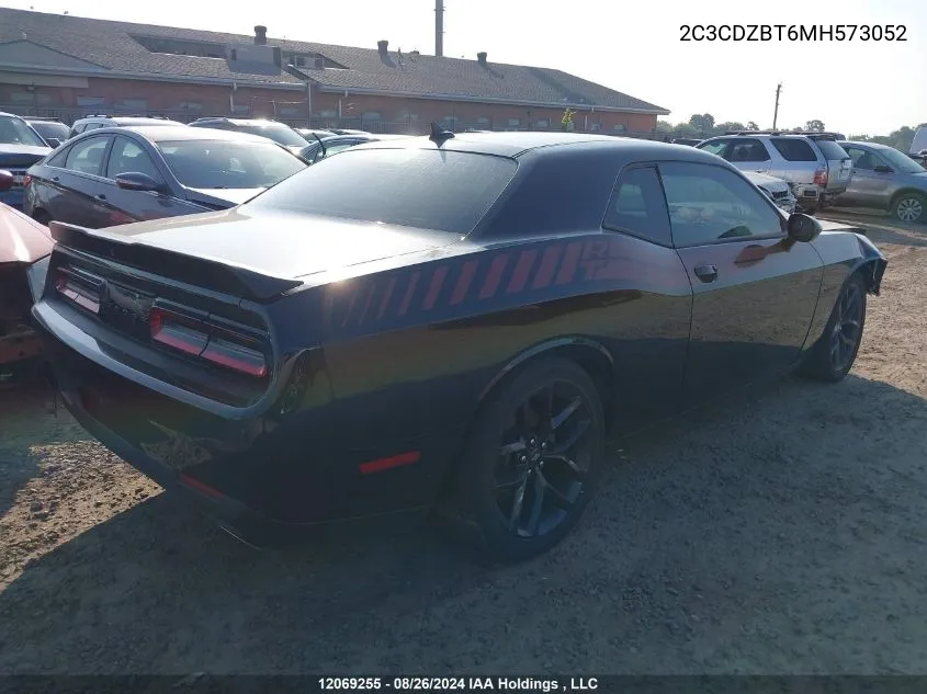 2021 Dodge Challenger R/T VIN: 2C3CDZBT6MH573052 Lot: 12069255