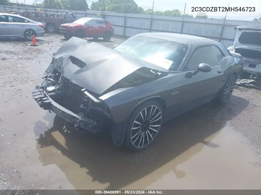 2021 Dodge Challenger R/T VIN: 2C3CDZBT2MH546723 Lot: 39486991