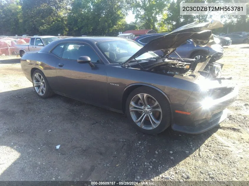 2021 Dodge Challenger R/T VIN: 2C3CDZBT2MH563781 Lot: 39509757